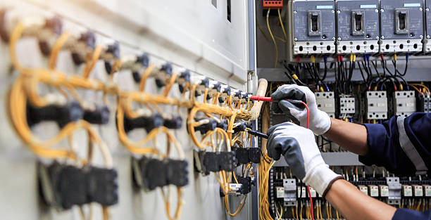Professional Electrician technician working in Westport Village, CT